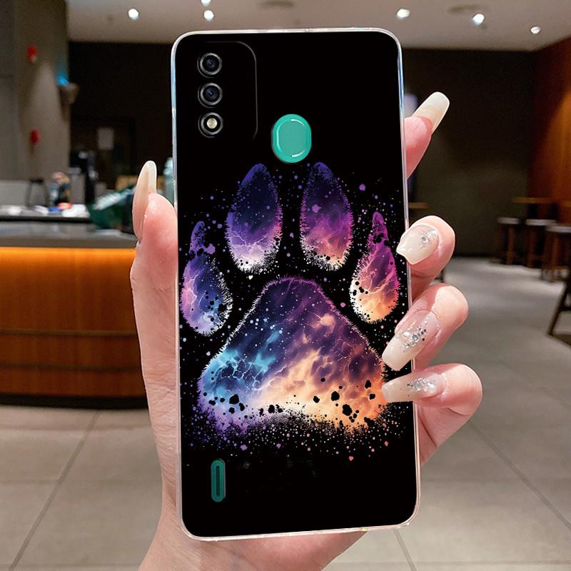 Casing For ITEL A48 Aesthetic Luxury Cute Cool Boys Girls Soft Silicone Phone Case Back Cover For ITEL A48 Transparent TPU Shell