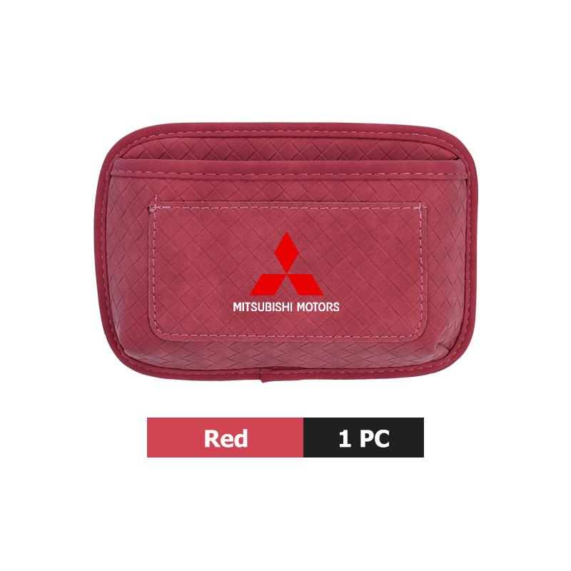 Self Adhesive Car Storage Pocket Sticky Organizer Bag Seat Back Side Door Box For Mitsubishi Outlander Lancer L200 ASX Pajero