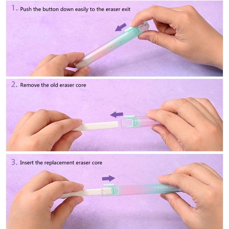 Push-Pull Erasers Pencil Erasers Cats Claw Eraser Painting Erasers Back To School Erasers Prizes Gift for Classroom