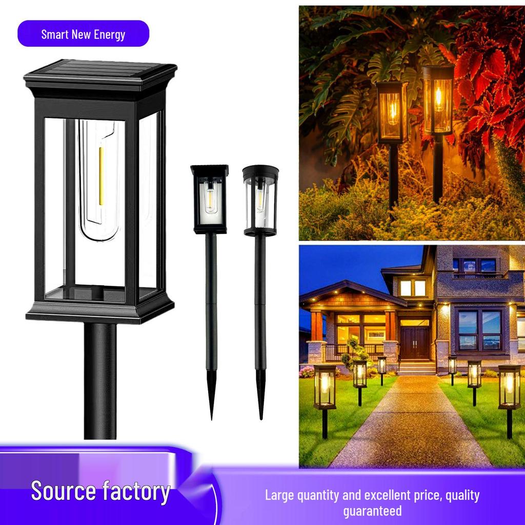 Solar Garden Stake Lights - Automatic Sensor Landscape Lighting for Outdoor Decoration