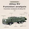 1Pcs- High-Quality 1:24 High-Quality Scale Off-Road Transport Vehicle Construction Set High-Quality Miniature High-Quality Rv Play Sets High-Quality