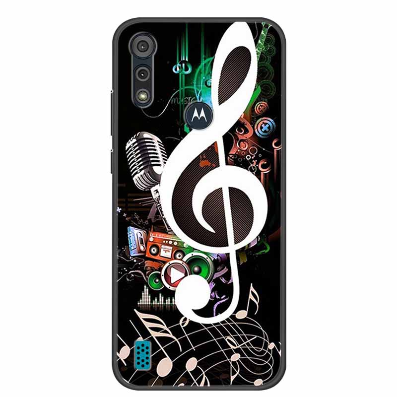 Phone Case for Motorola Moto E6i / E6s 2020 Shockproof Soft Silicone TPU Back Cover for Moto E6s 2020 E 6S 6i Cases Marble Print