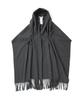 MILLO ARCHIVE Three-Way Double Snap Drape Muffler [Charcoal]