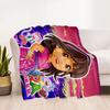 Dora Explorer Blanket Comfortable Great for Picnics Chair Livingroom All-Season Use Modern Style Gifts For Family Or Friends