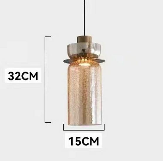 Crackle Pattern Retro Bedside Pendant Light - Modern Luxury Cafe Bar Wall Light