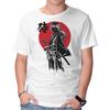 Unisex Crew Neck T-Shirt Kenshin Sumi-e Graphic Short Sleeve Casual Tee