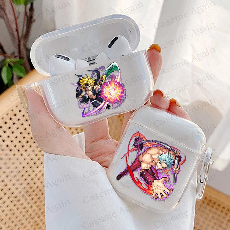 

Чехол из ТПУ для Airpods Pro 2 1 3 The Seven Deadly Sins Ban Meliodas Escanor King Hawk, мягкий силиконовый чехол для наушников, чехлы для Airpod