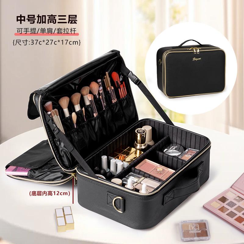 Portable Large-Capacity Professional Makeup Artist Storage Bag Permanent Makeup Tool Kit Waterproof Cosmetic Case