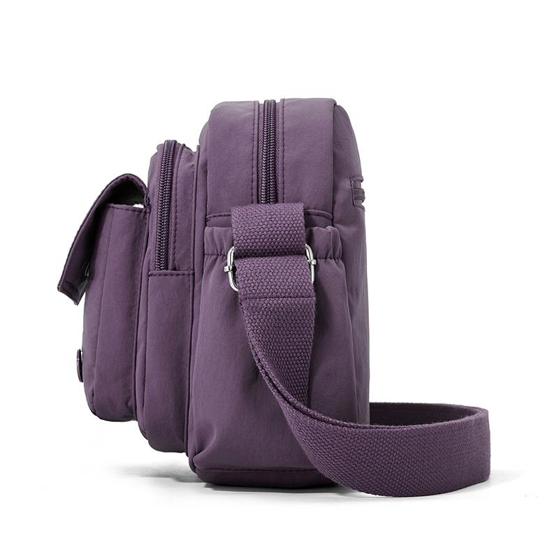 Lightweight Messenger Bag Women's Multi-Pocket Shoulder Bag Travel Mobile Phone Bag