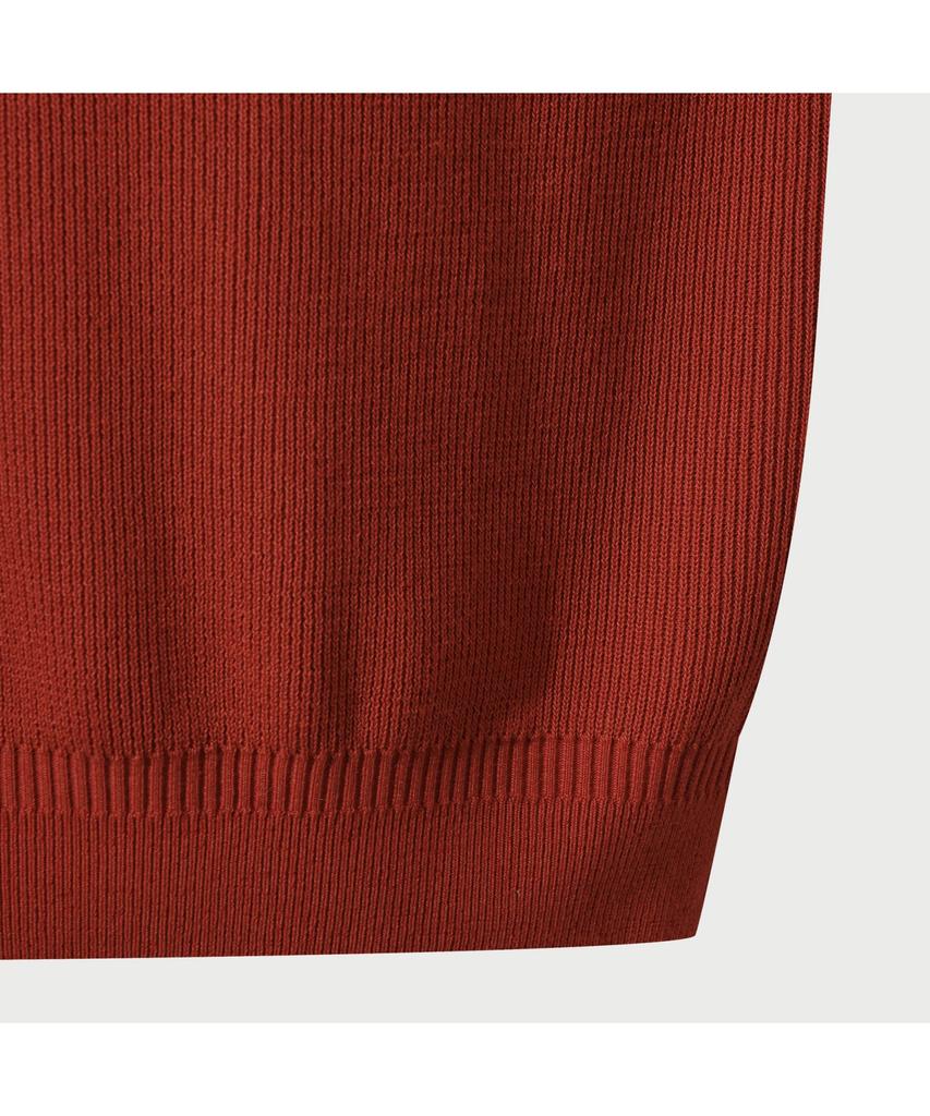 IRO Pulse Raglan Basic Long Sleeve Sweater - Red