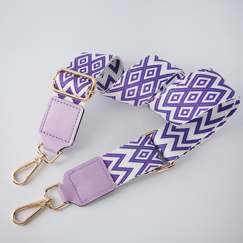 New Bag Shoulder Strap PU Leather Accessories Versatile Multi-color Woven Shoulder Crossbody Fashion Bag Strap Bag Accessories