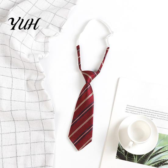 Child Dress Shirt Tie Kids Pre-tied Necktie for Boys Girls, Adjustable with Elastic Strap British Style School Uniforms Wedding And Cosplay,