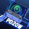 22.5W DIY Battery Charger Case Transparent PD Fast Charging Case Welding For 8PCS 18650 Polymer 20000mAh Battery Charging Box