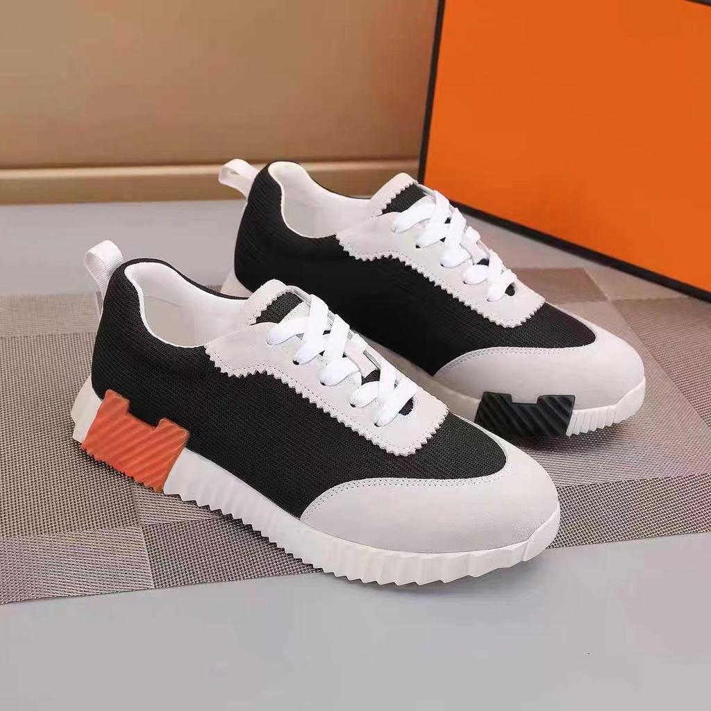 Pantofi pentru bărbați, lux ușor, cu aspect premium, H, pantofi sport casual, cu șireturi, respirabili, din plasă, pantofi de tip board