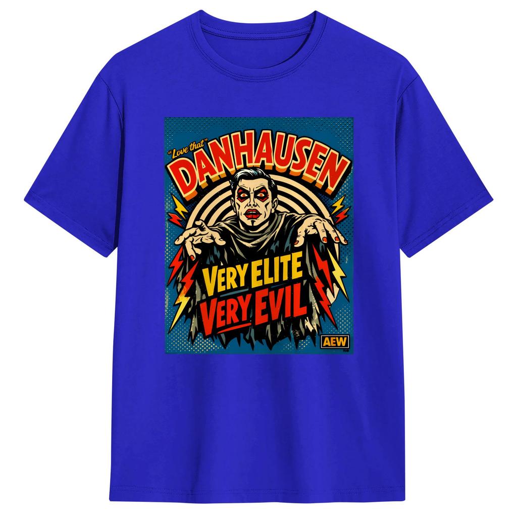Danhausen Wrestling AEW T-Shirt Sommer Baumwoll-T-Shirts Für Herren Mode Lässiges T-Shirt Kurzarm Y2K Retro Kleidung