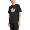 adidas T-shirt Girocollo Manica Corta con Logo Originals Uomo Top Nero JI5871