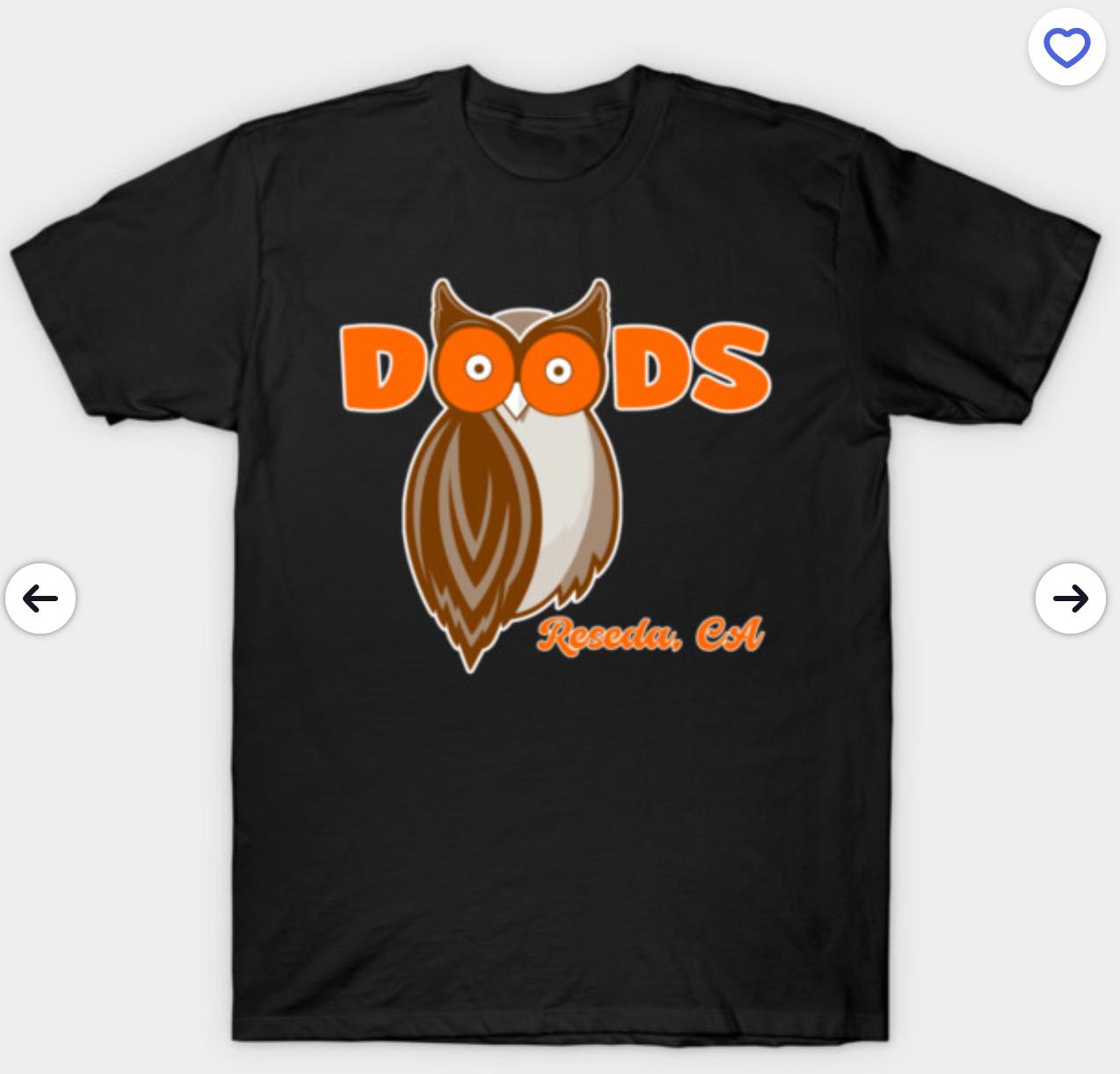 Hooters Parody Tee Shirt DOODS Funny Retro Summer Buffalo Wings XL