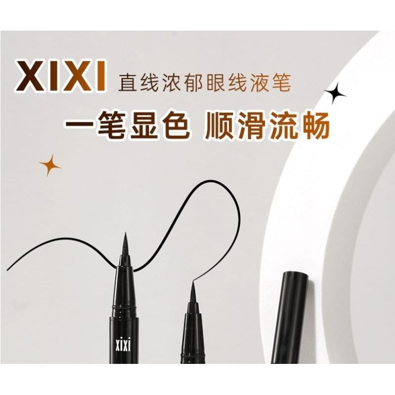 xixi - Straight Line Dense Liquid Eyeliner - (1-2)