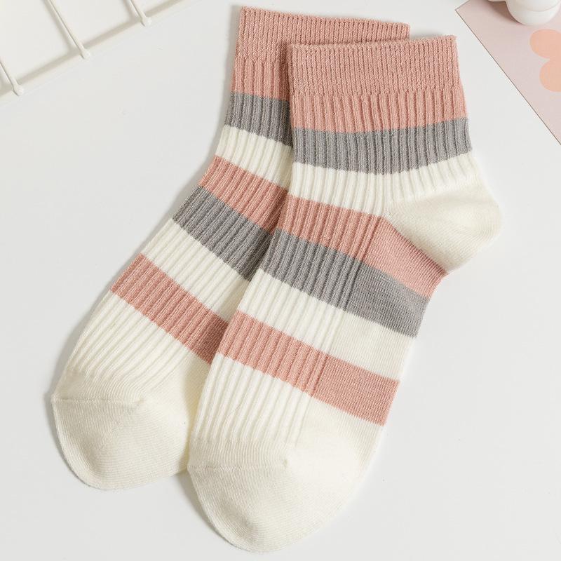 Women s Cute Pink Series Low Cut Socks - Summer & Spring Thin Cotton Boat Socks One Size