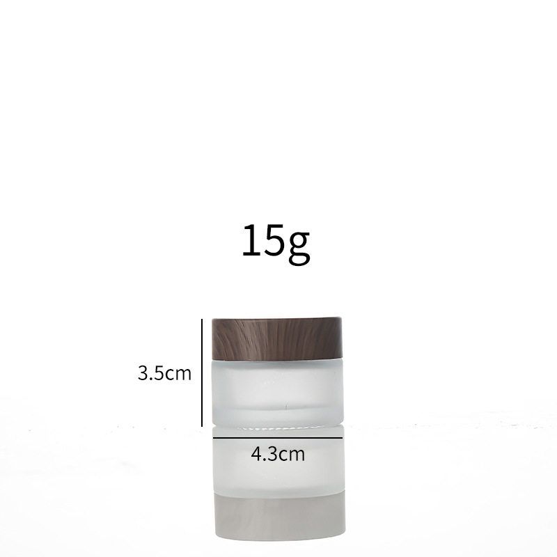 Frosted Wood Grain Cover Cream Bottle Cream Bottle Lotion Bottle Spray Bottle Storage Bottle Pump Bottle Storage Bottle Silk Screen Gilding