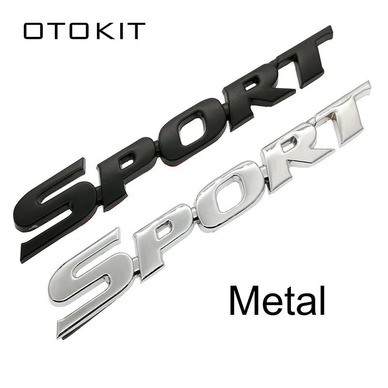 3D Metal Chrome Logo Car Sticker SPORT Emblem Badge Door Decal Auto Accessories for Toyota Highlander BMW HONDA Car Styling ahm256