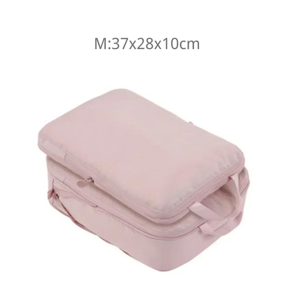 Portable Travel Clothes Organizers Water Proof Compression Packing Cubes Bag Suitcase Luggage Storage Cases Drawer Bags
