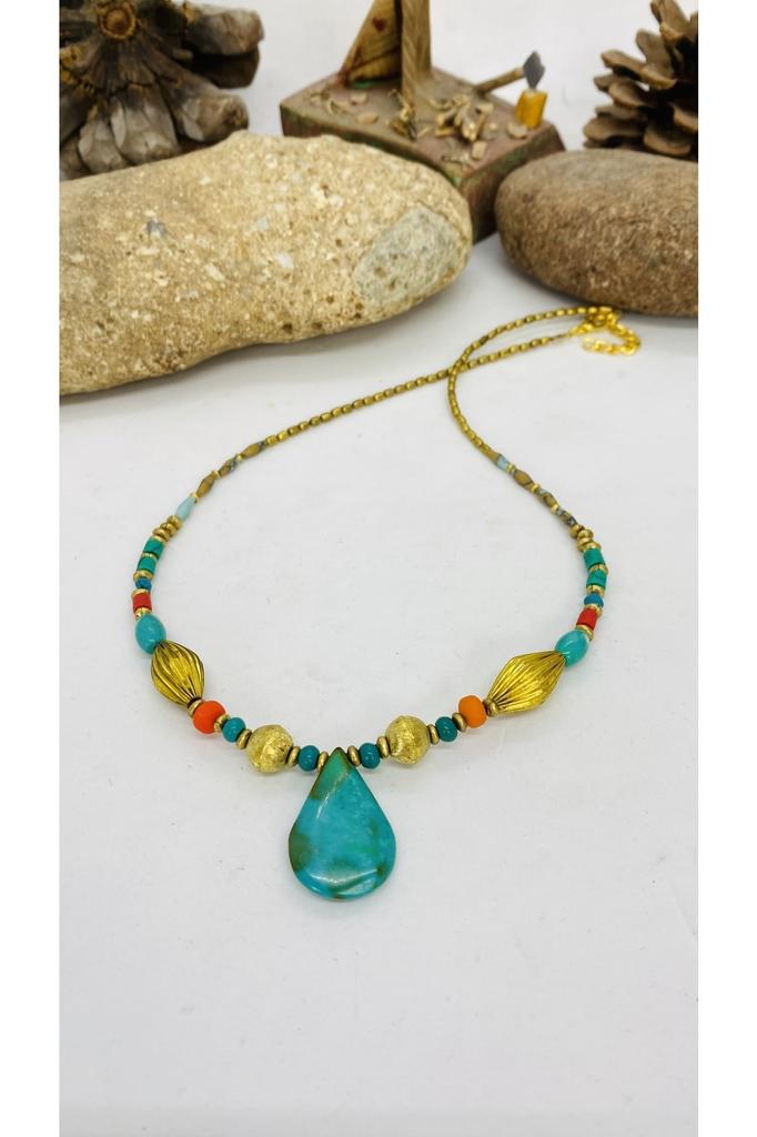 Valentine's day Birthday Gift Handmade Ethnic Authentic Hippie Bohemian Fashion Jewelry Necklace