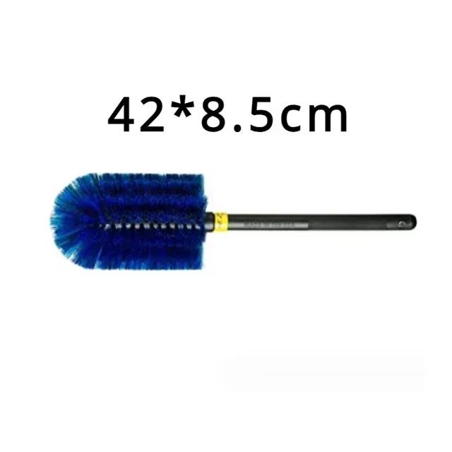 Car Wheel Multifunction Cleaning Brush Long Soft Handle Rim Hub Microfiber Brush Tire Detail Brush Auto Motorcycle Washing