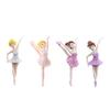 Dancing Ballet Girl Figurine PVC Cartoon Fairy Garden Birthday Cake Decor