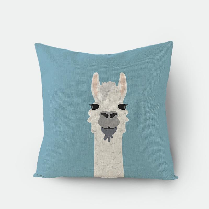 

Alpaca Series Polyester Pillow Cover Ins Nordic Style Car Cushion Cover Sofa Cushion Cover 45 * 45Cm (excluding pillow core)