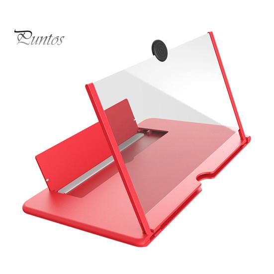 Desktop Phone Stand 10/12/14/16/18-Inch Screen Magnifier Foldable Holder with Mobile Enlarger Amplifier Movies Videos Smartphone Magnifying Projector