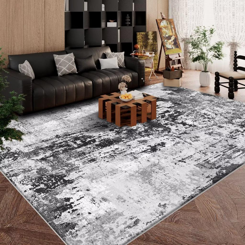Minimalist Carpets Light Luxury Living Room Bedroom Decor Soft non-slip Rug Large Area Cloakroom study Floor Mat Easy cleaning