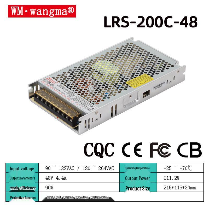 Ultra-Thin 35W-450W Switching Power Supply with LED Display (5V-48V)