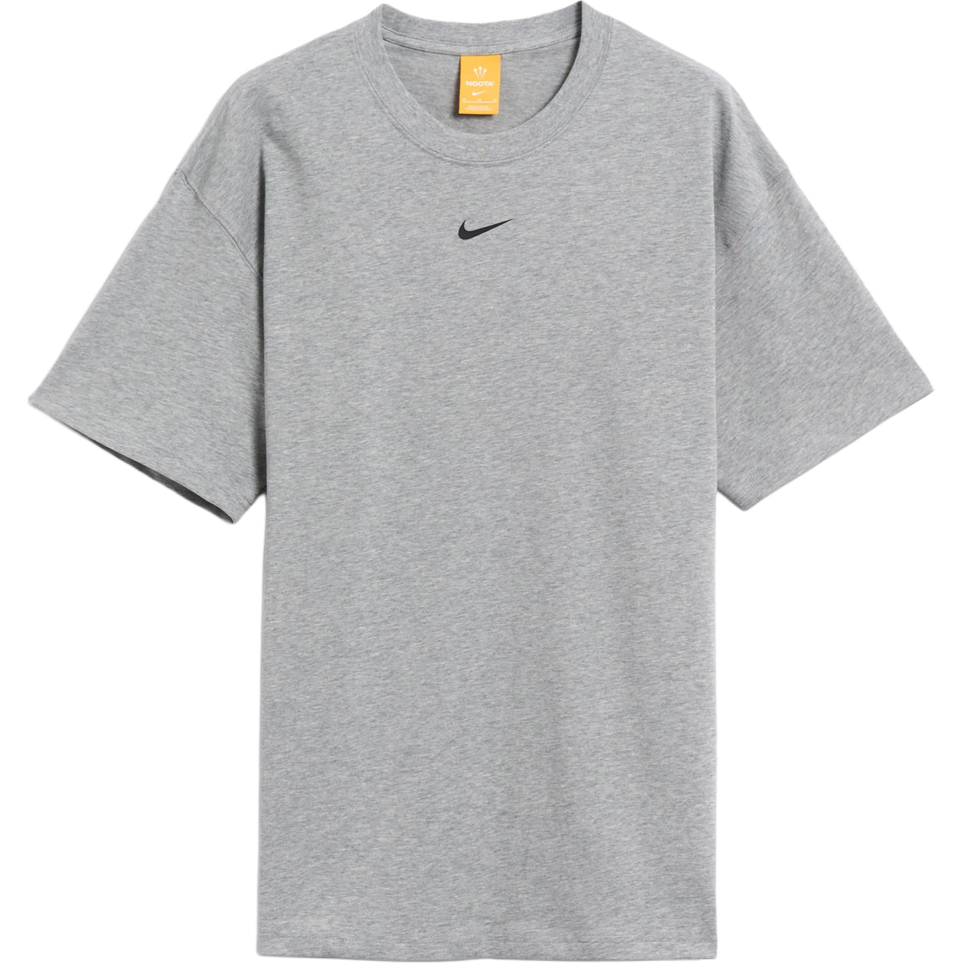 Nike x NOCTA CS Tee Heather Grey Loose Fit T-Shirt IB5673-063 XL
