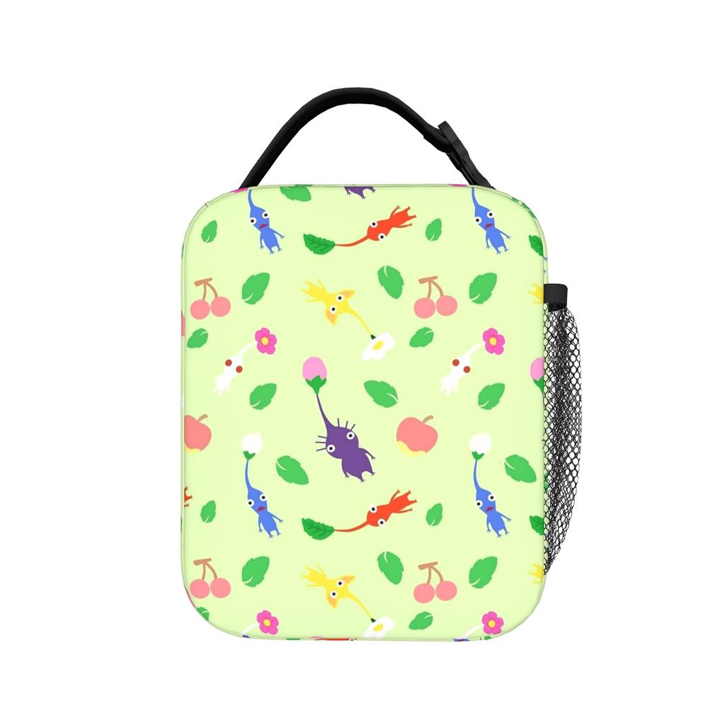 Pikmins 4 Sacs à Lunch Isothermes Portables Contenant Repas Sac Glacière Sac Fourre-tout Boîte à Lunch Travail Voyage Fille Garçon