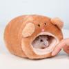 Soft Hamster Hanging Nest Cute Hamster Cage House with Mat  For Bunny/Golden Bear