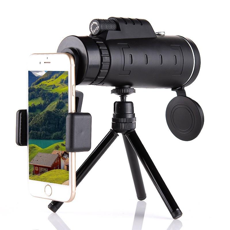 40x60 Monocular Telescope Adults High Magnification Outdoor Hiking Birdwatching Smartphone Adapter Compatible