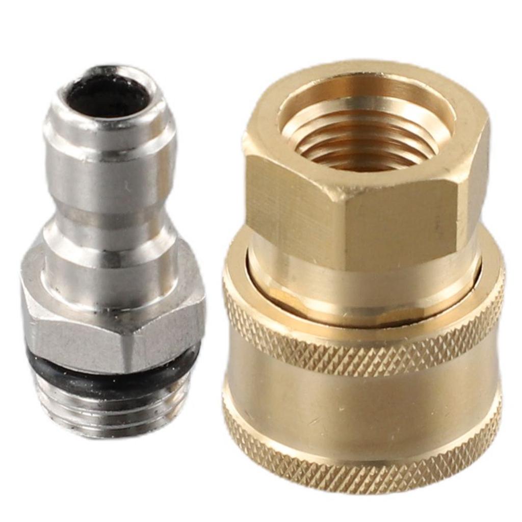 Connettore Joiner Convertitore in Ottone Ugello Idropulitrice M22 Femmina a 1/4 Maschio