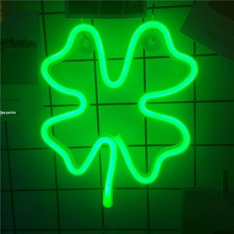 Herz & Stern LED Neon Mondlicht