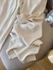 Women's Textured Pleated Tencel Cotton Wide Leg Pants