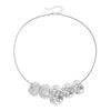 Unconventional Textured Alloy Pendant Necklace Unique Shape Everyday Wear Jewelry For Styles Enthusiasts
