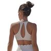 Women's Cross-Back Yoga Tops: Stylish Tank for Pilates, Fitness, and Running