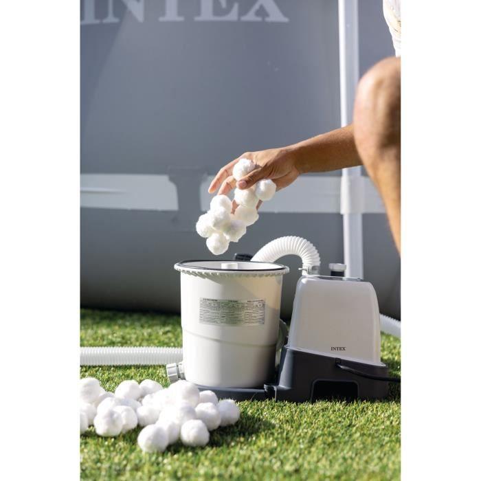 Filterbälle - INTEX - Filtrationsfeinheit 3 bis 5 Mikron - Lebensdauer 3 bis 5 Jahre