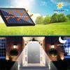 Outdoor solar pendant light, waterproof LED light, double headed candle holder, indoor greenhouse remote control decoration, granary room