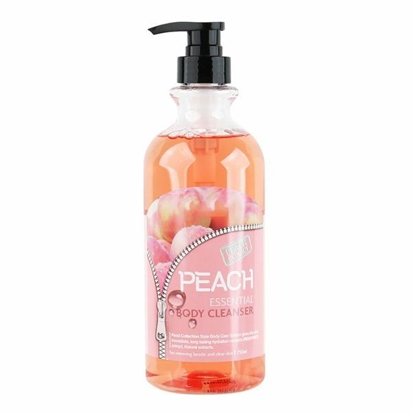 

Soft, dense foam fruit-scented peach body cleanser 750ml (WA82474)