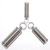 Stainless Steel Sealed Waterproof Pill Box Double Heads Open Pill Bottle Portable Home Outdoor Survival Tank Storage Container