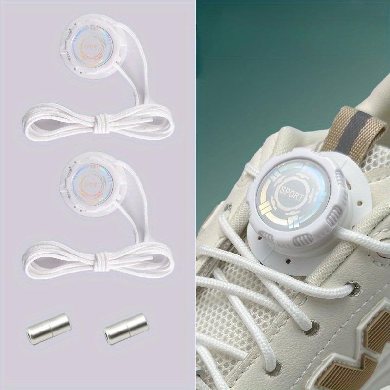 Rotating automatic lacing without knots, fashionable lacing, knob-type lacing, suitable for sports shoes and sneakers