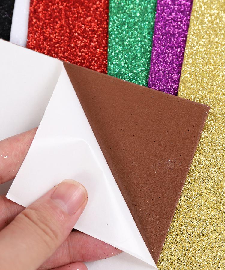 Glitter Foam EVA Stickers & Sponge Paper DIY Kit - 10 Pack Educational Puzzle Supplies