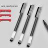 Stylos à bille et à encre gel noirs et rouges haute capacité - Papeterie pour étudiants