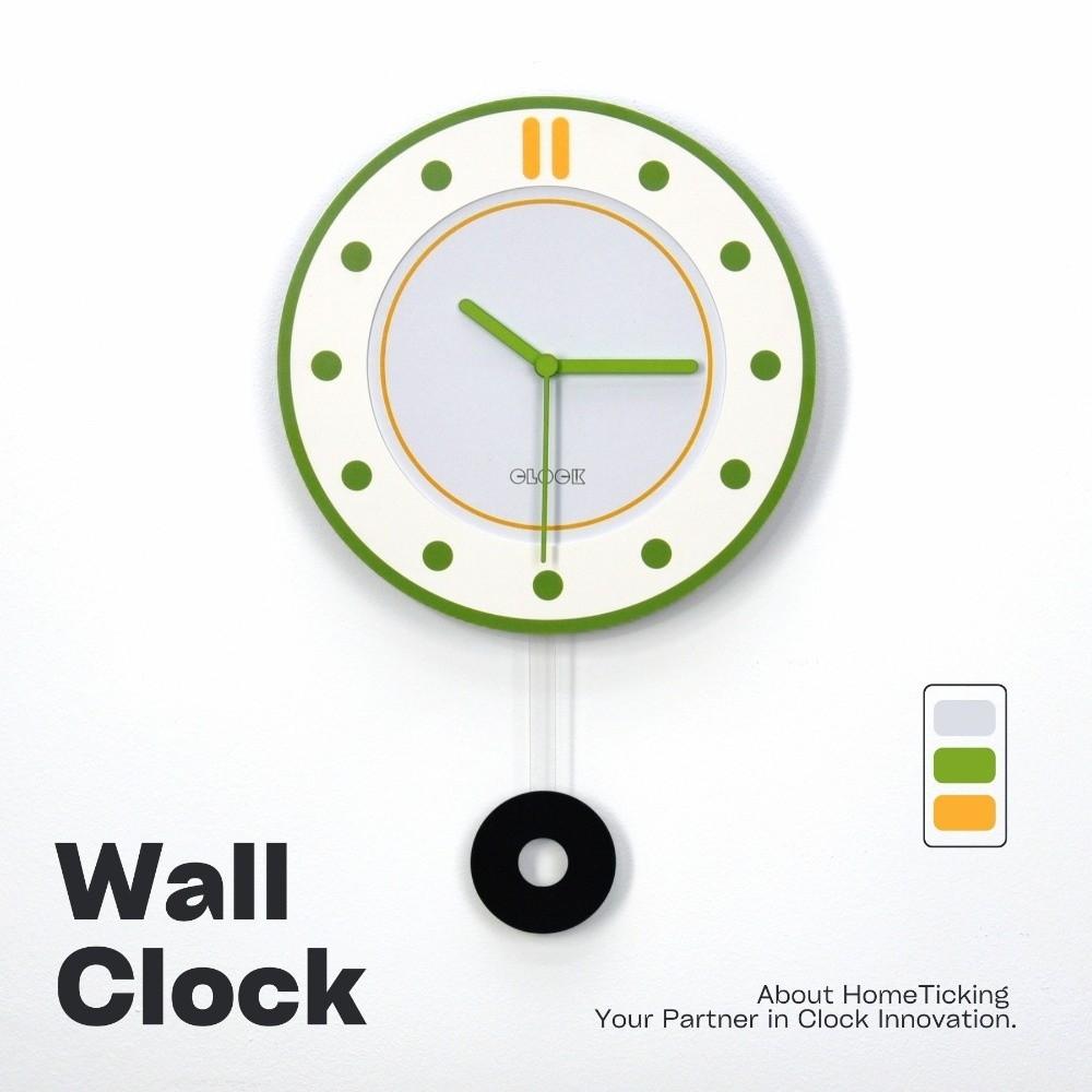 Fashion 30cm Modern Wall Clocks Mute Hanging Wall Hung Clock Round Digital Wall Clocks Study